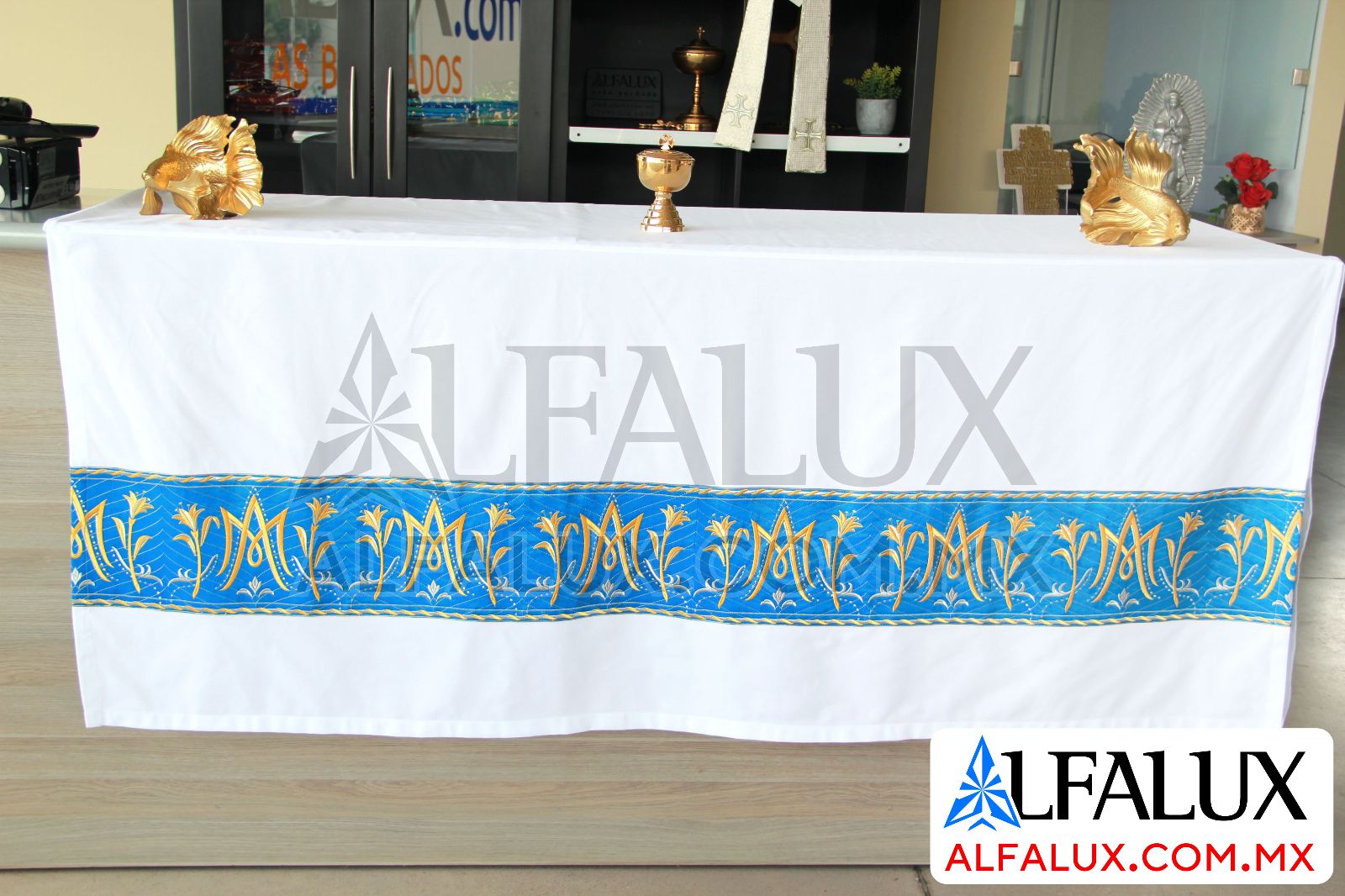 14 AVE MARIA Mantel Blanco Alfalux Galon 93 (3)